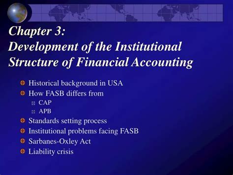 CHAPTER 6: Institutional Profile and Development .